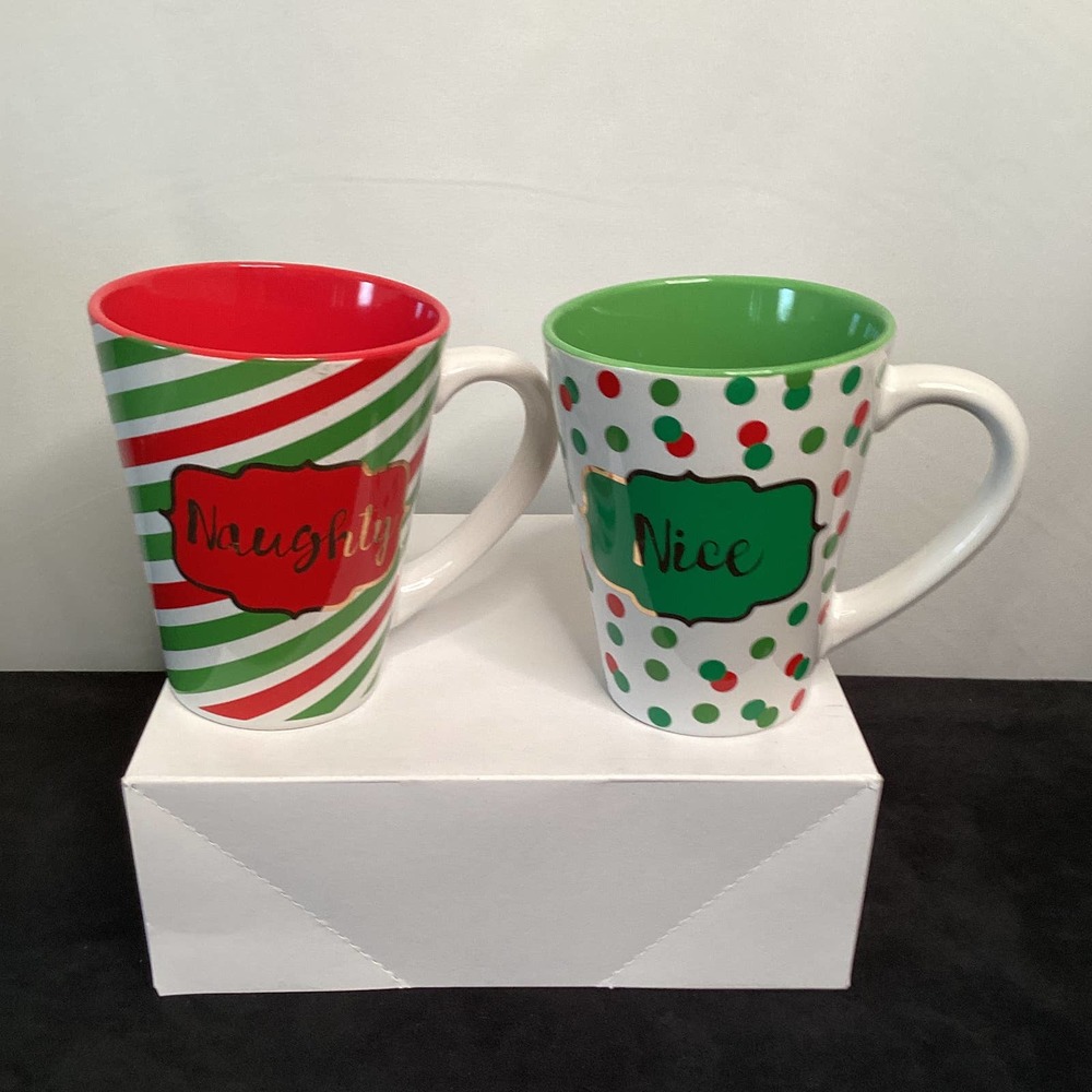 Naughty and Nice Coffee Mugs